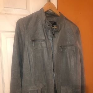 Alfani grey suede jacket